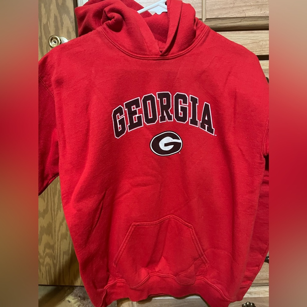 Boys Size Large Georgia Bulldogs hoodie